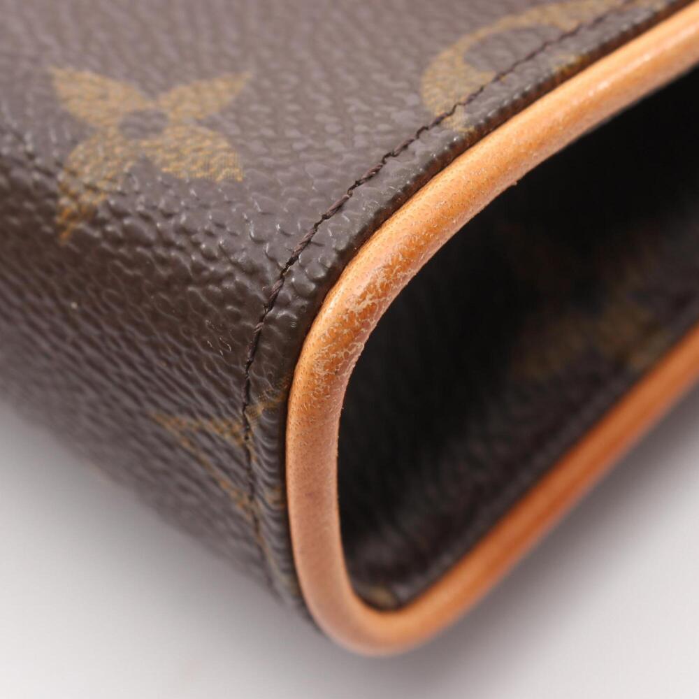 LOUIS VUITTON Brown Monogram Leather Pochette Fanny Pack - Picture 7 of 10